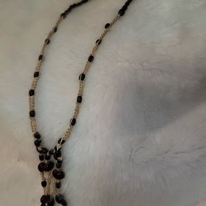 Brown and tan necklace